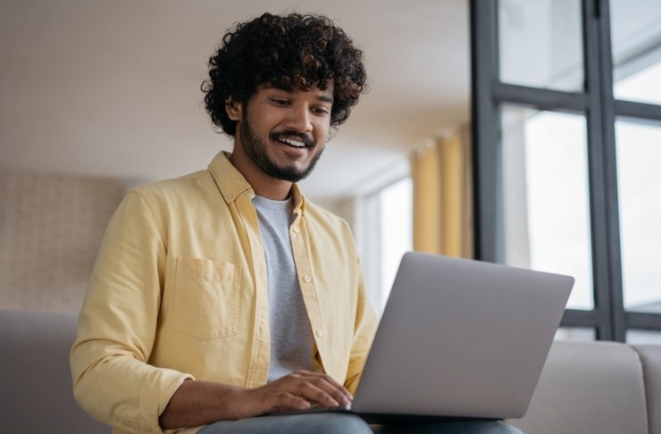 JAIN Online student learning on the interactive LMS platform